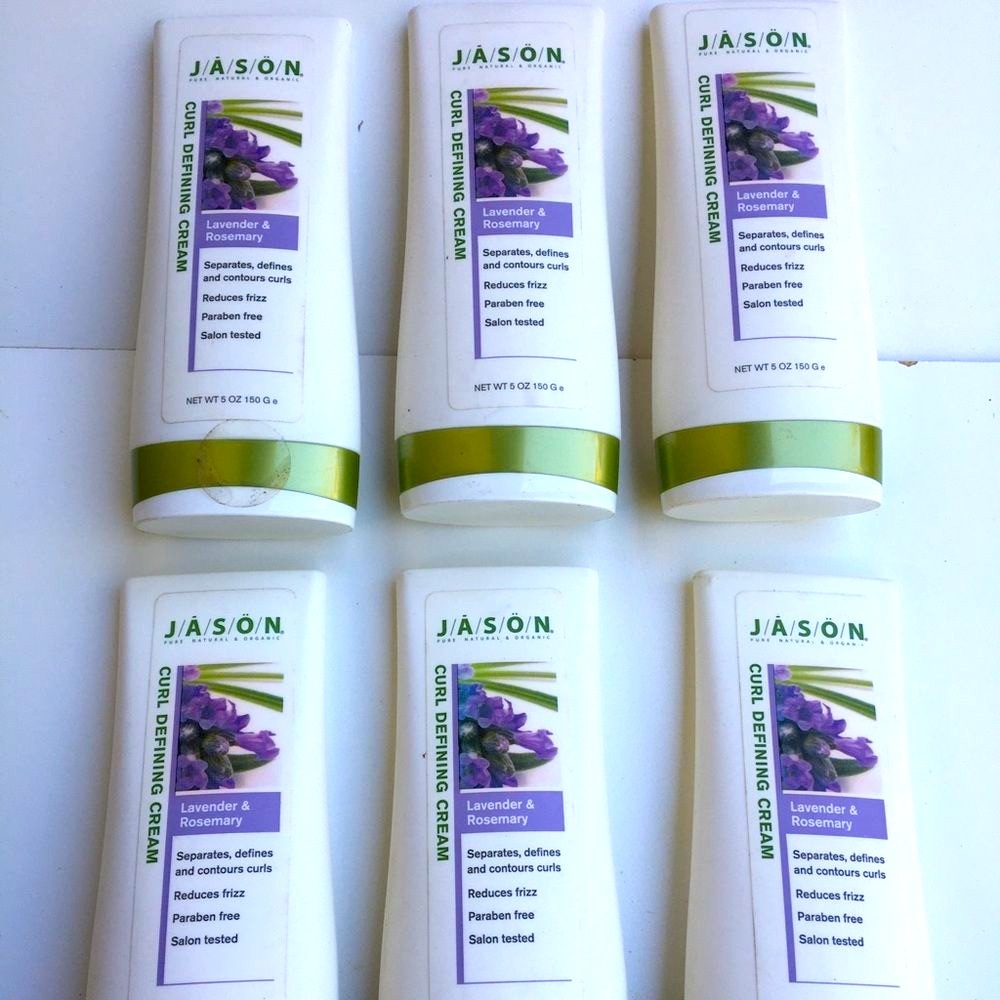 Organic Jason Curl Defining Cream Natural Paraben Free Curly Lavenders Rosemary